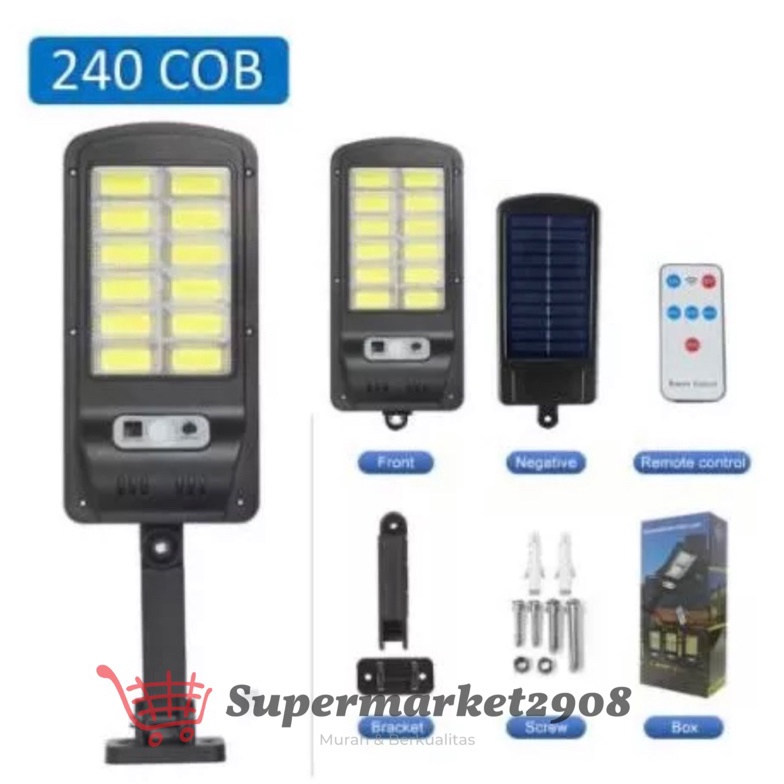STAR 12 LED Lampu Solar Tenaga Surya Lampu Jalan Lampu Depan Rumah