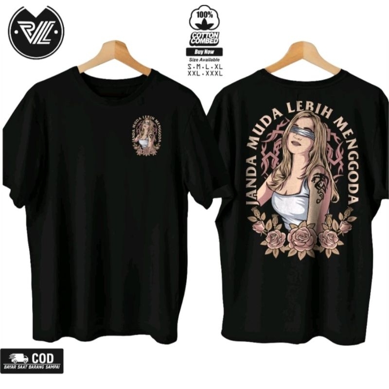 KAOS JANDA MUDA LEBIH MENGGODA