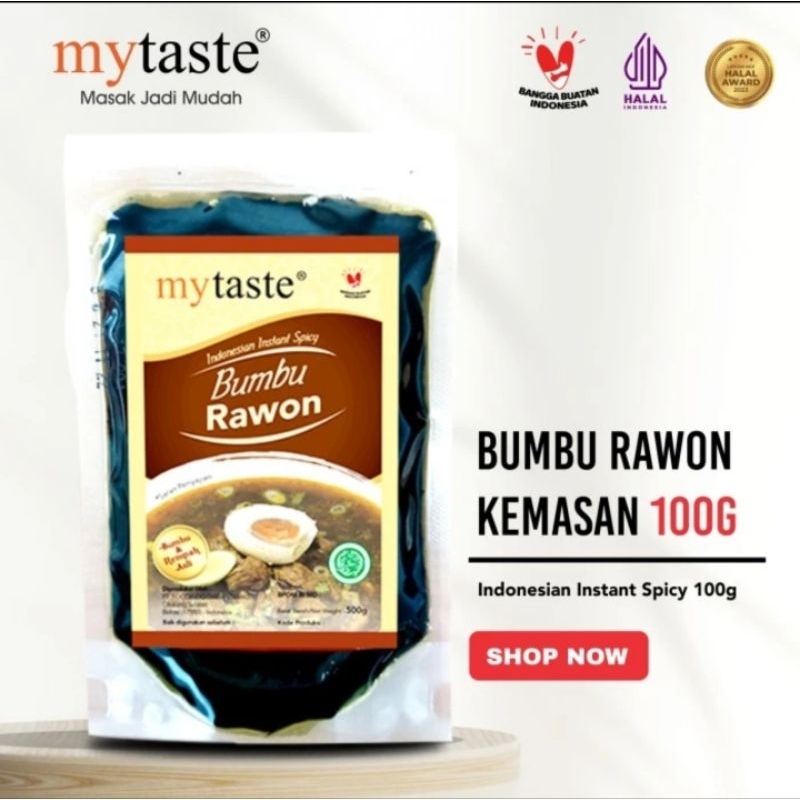 

MY TASTE BUMBU RAWON INSTANT 100GR ORIGINAL