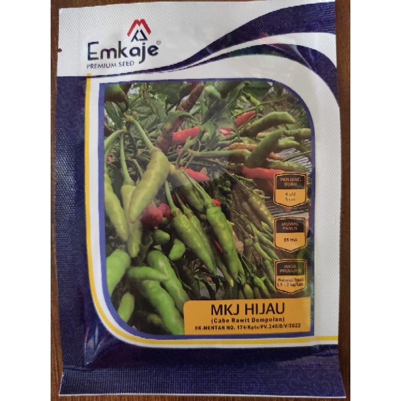 BENIH CABE RAWIT EMKAJE MKJ HIJAU 10 GR - CAP EMKAJE