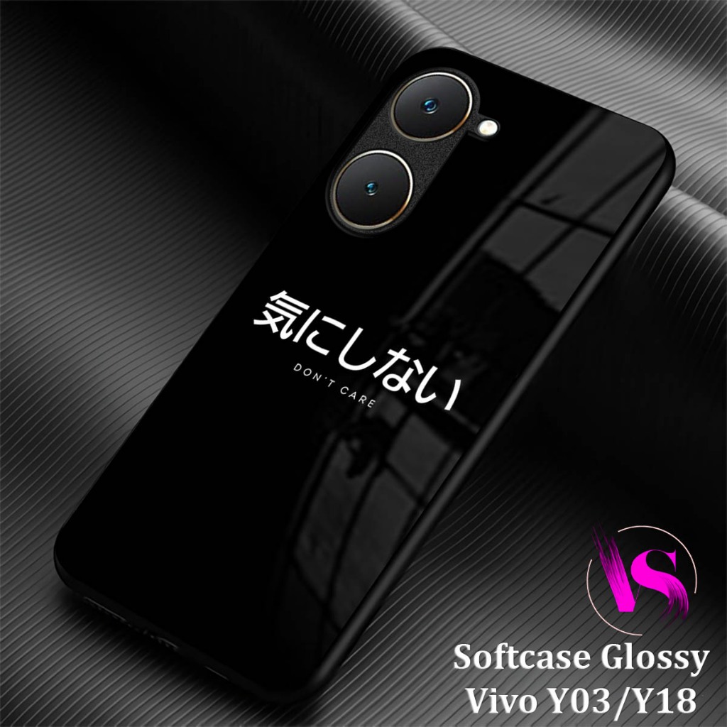 Softcase Glossy VIVO Y18 / Y03 | Case Vivo |VN50| Kesing Hp Vivo Silikon Kilau Kaca Pelindung Karet 
