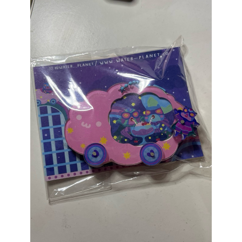 photocard keychain water planet prelove
