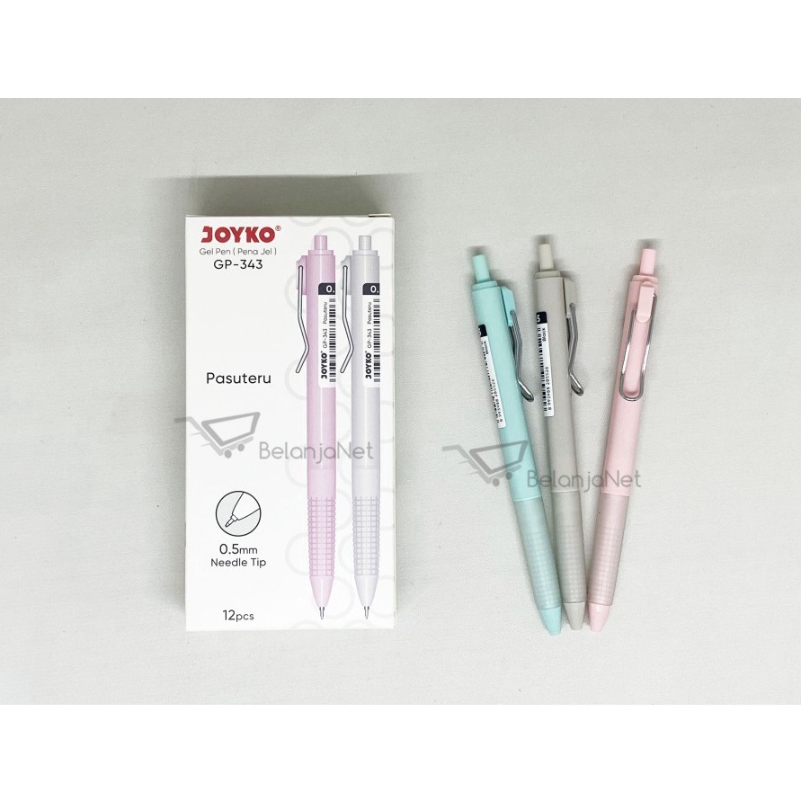 

KODE U2O2 Pulpen Pen Gel Gel Pen Joyko Cetek Pasuteru GP343 5 mm Mata Jarum 1 LUSIN
