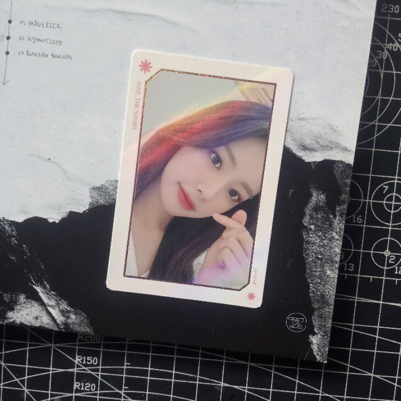 WTS WANT TO SELL PC PHOTOCARD OFFICIAL KANG HYEWON IZONE ONE THE STORY OTS TRADING CARD TC SPECIAL B