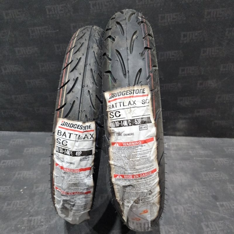 Ban Luar Battlax SC 90 80 14 dan 110 80 14 Produksi New
