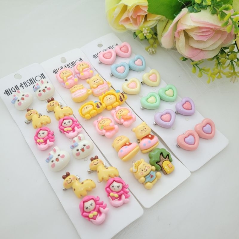 Bros Karakter isi 3pcs Aksesoris Anak aneka model Bros import terlaris Bros Murah pin hijab aksesori