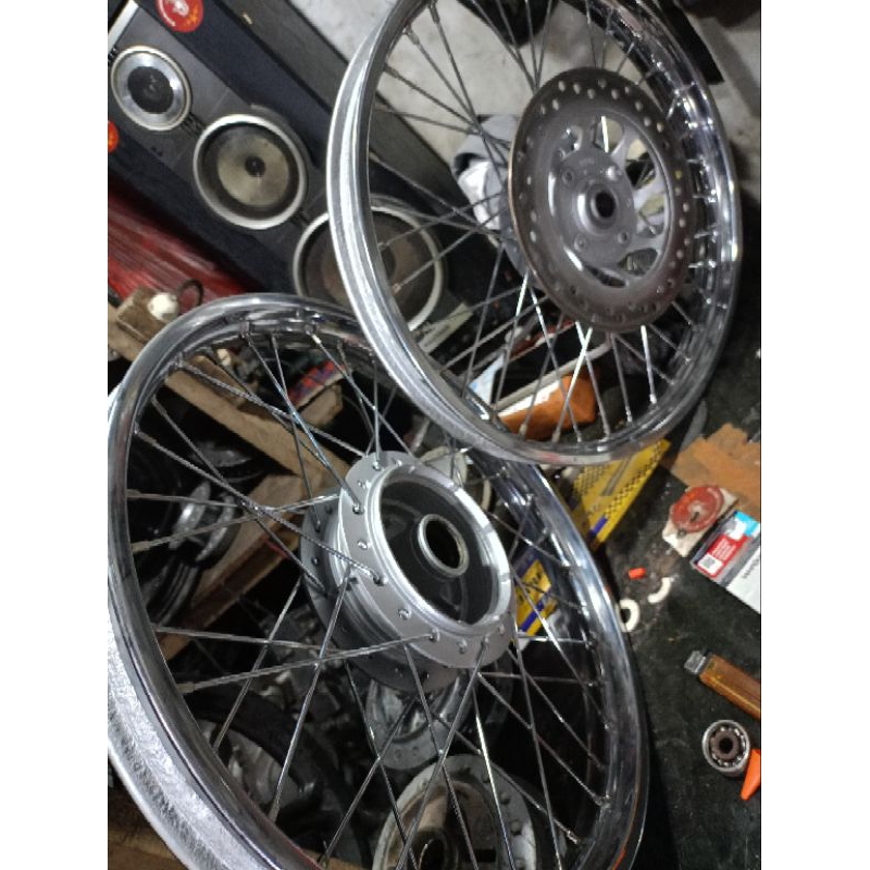 velg 1set STD Supra fit new Revo lama karisma Supra x 125 old legenda cakram { second berkualitas}