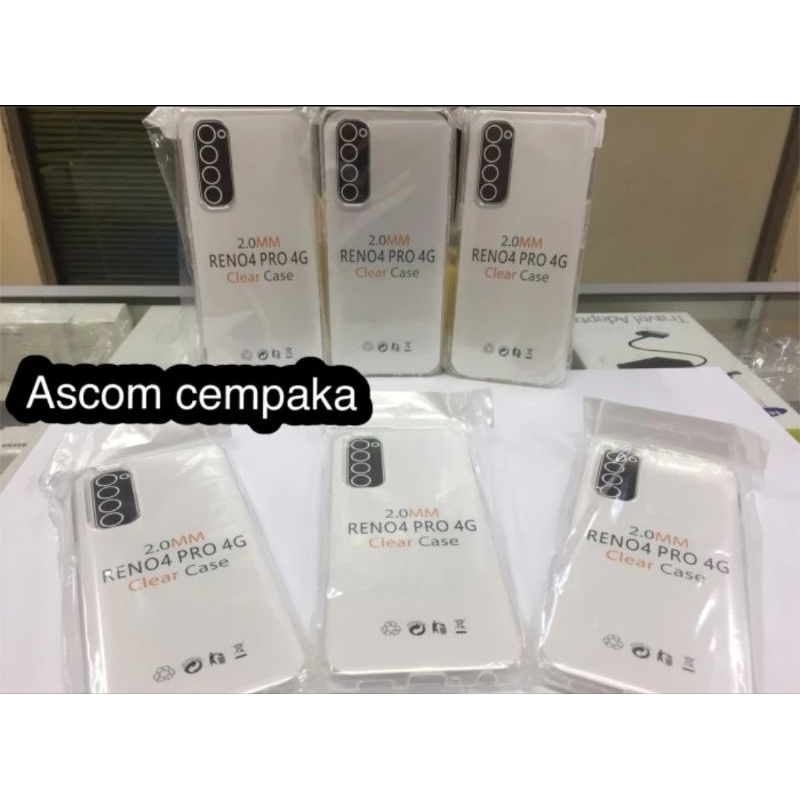 Jelly case silikone bening Oppo Reno 4 Pro 4G