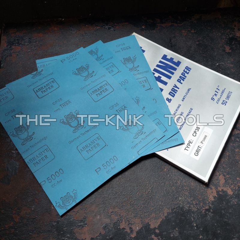 Amplas Kertas Grit 5000 Germany Technologi Ampelas Duco Super Halus waterproof Abrasive