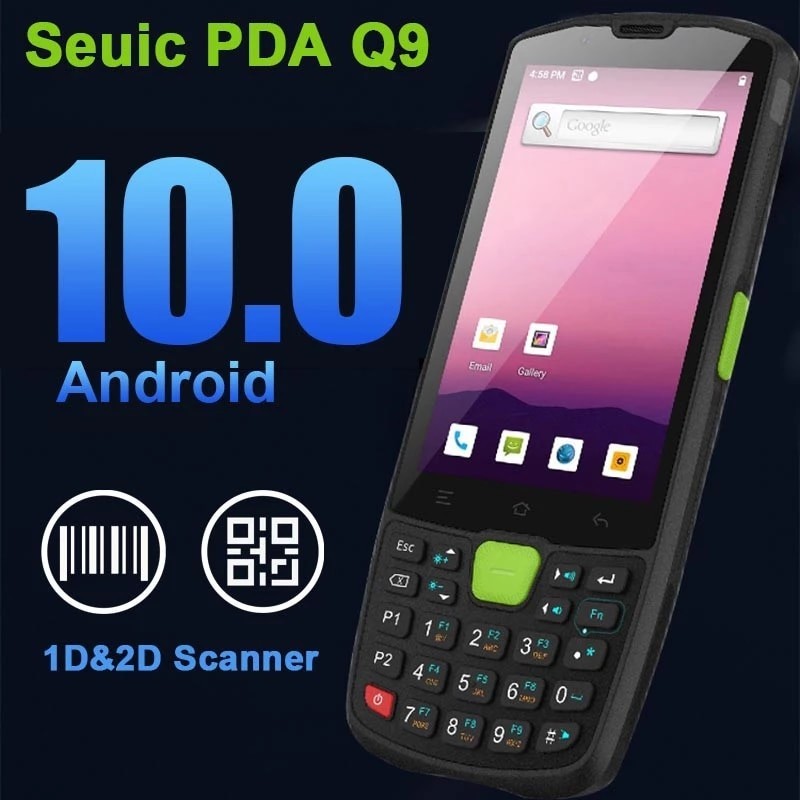 Mobile Barcode Scanner SEUIC AUTOID Q9 PDT Android 1D 2D PDA Wifi NFC