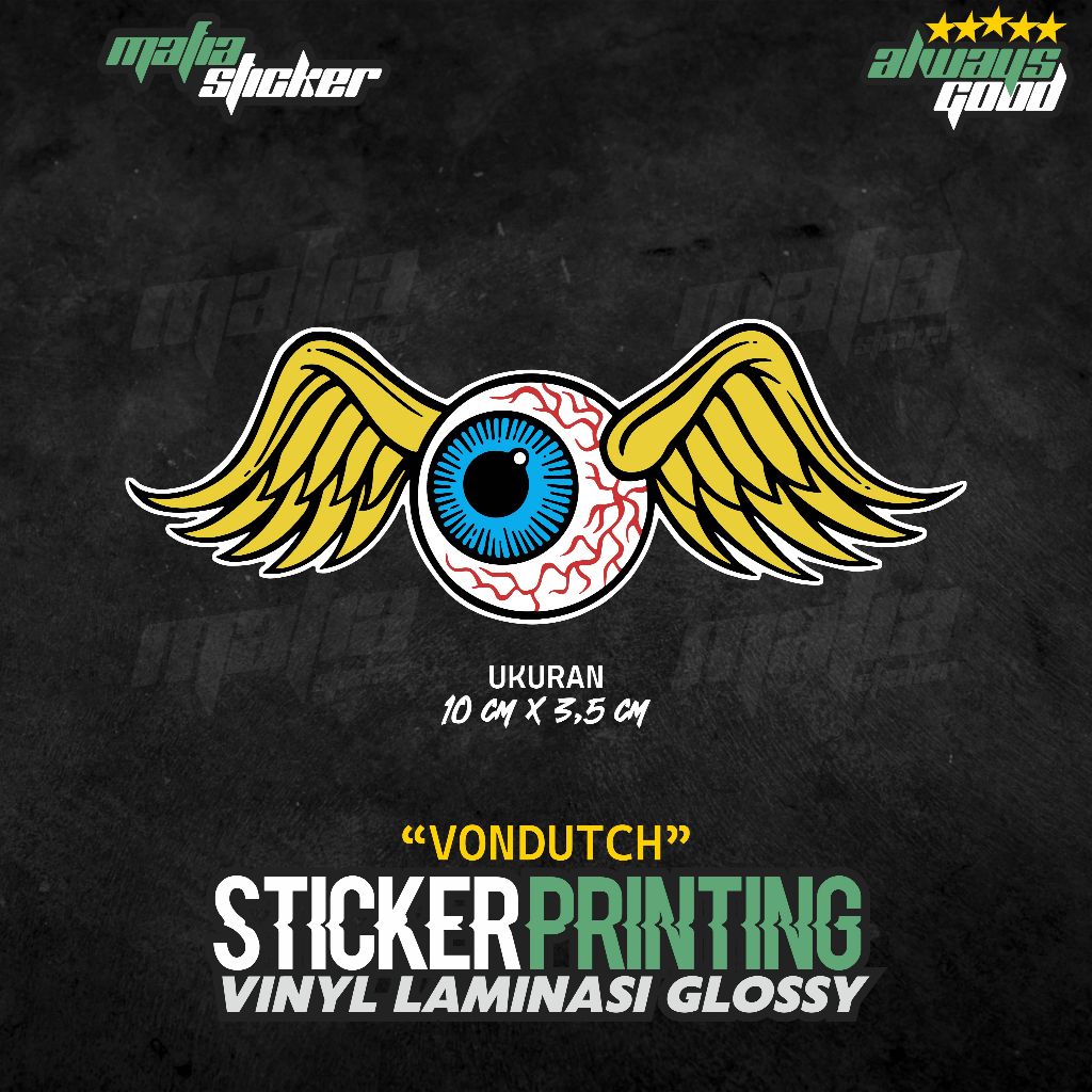 

STICKER/STIKER PRINT CUT VONDUTCH