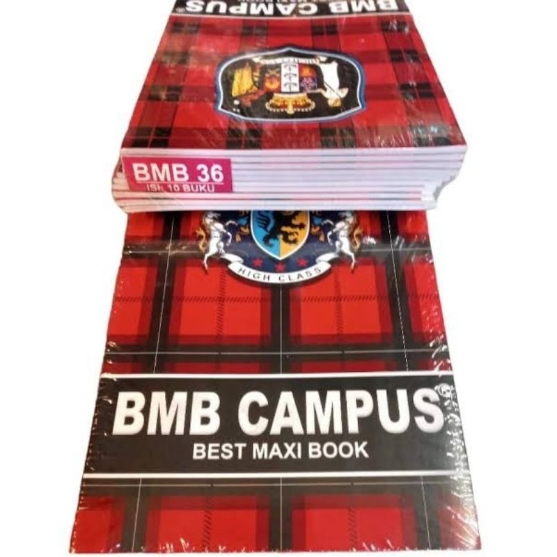 

Buku Tulis Panjang Campus BMB 36 Lembar (1 Pack Isi 10 Buku)
