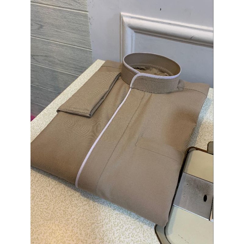 Gamis pria slim fit exclusive, jubah pria slim fit, thobe arab, gamis arab