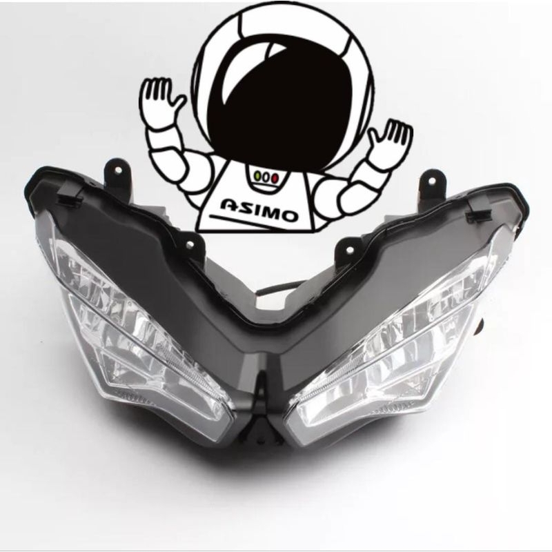 Soket Headlight Led pin 4 Original for KAWASAKI 2020 Up Led NINJA 250 400 650 ZX-25R ZX-6R EX250R EX