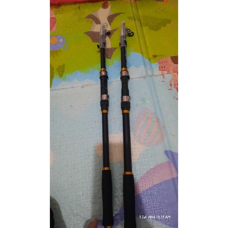 joran teleskop import panjang 210cm , 240cm