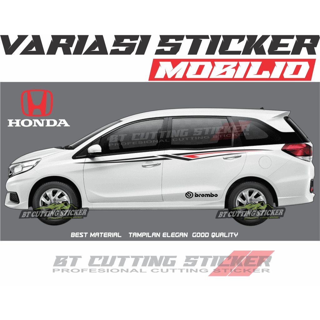 MB31 sticker mobilhonda mobilio stiker mobilio sticker list striping mobil honda mobilio sticker