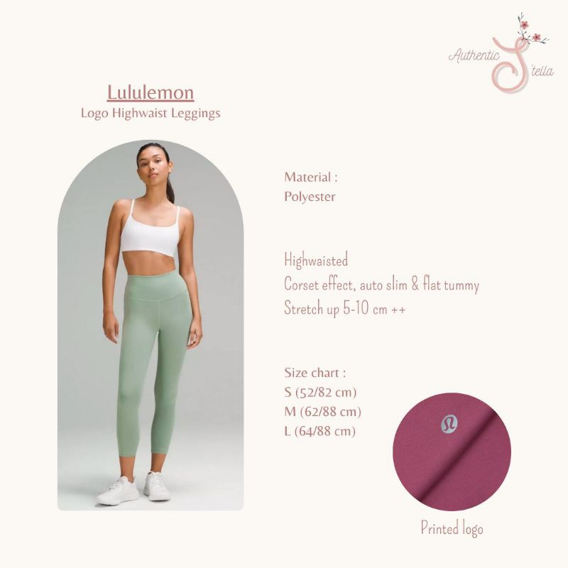 Lululemon Logo Highwaist Leggings