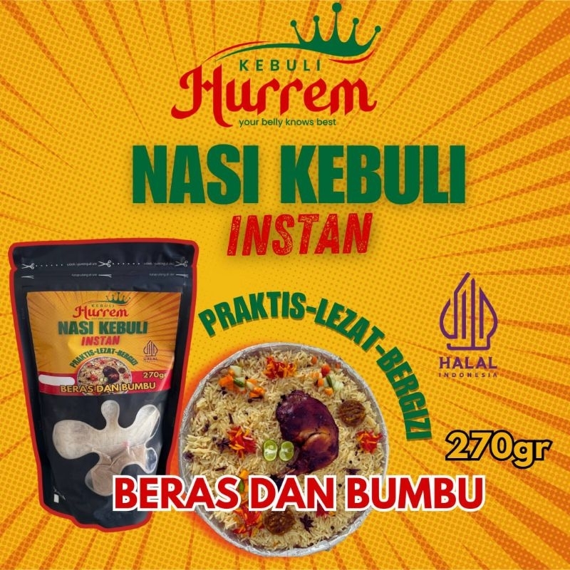 

Nasi Kebuli Instan Praktis Aromatic Gurih Cocok untuk 4-5 Porsi