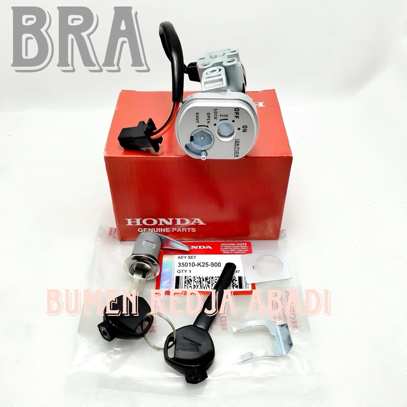 kunci kontak set + kunci jok Beat fi, beat new 2013-2014 K25 beat fi stater kasar