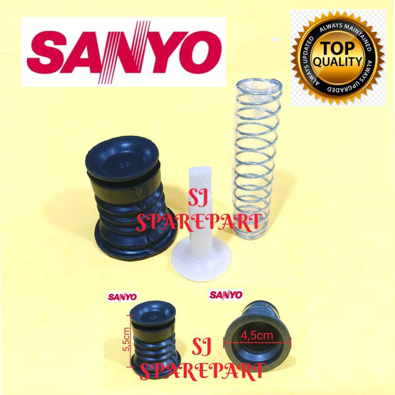 SEAL KARET PER TIANG PEMBUANGAN MESIN CUCI SANYO 2 TABUNG