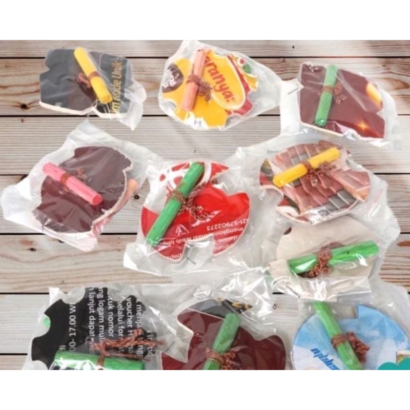 ISI 50 PCS JANTRA KAYU TARIK BESAR/GANGSING TARIK KAYU