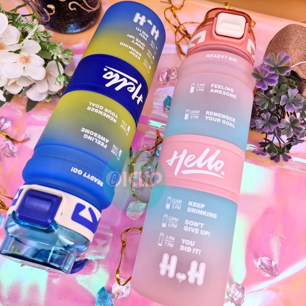 Botol Minum HH Hello TERMOS ANAK SEKOLAH 1000ml