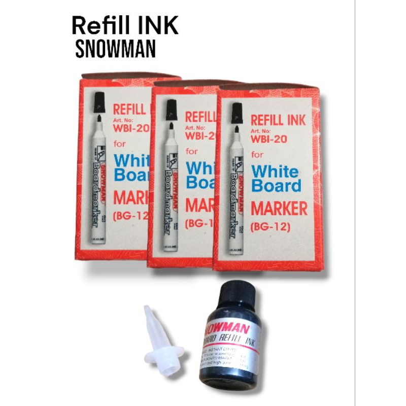 Refill tinta spidol SNOWMAN