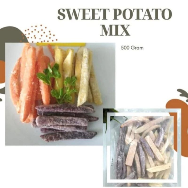 

Sweet Potato Color / Ready to Eat / Ready to Fry / Frozen Food / Kentang Goreng