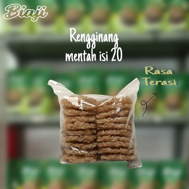 

Biaji - Rengginang Mentah isi 20 butir rasa terasi | Rengginang Terasi