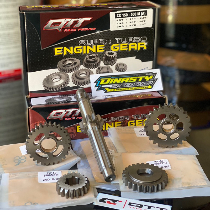 Gear Rasio Gear Box QTT Ninja R RR 500M TIPE A