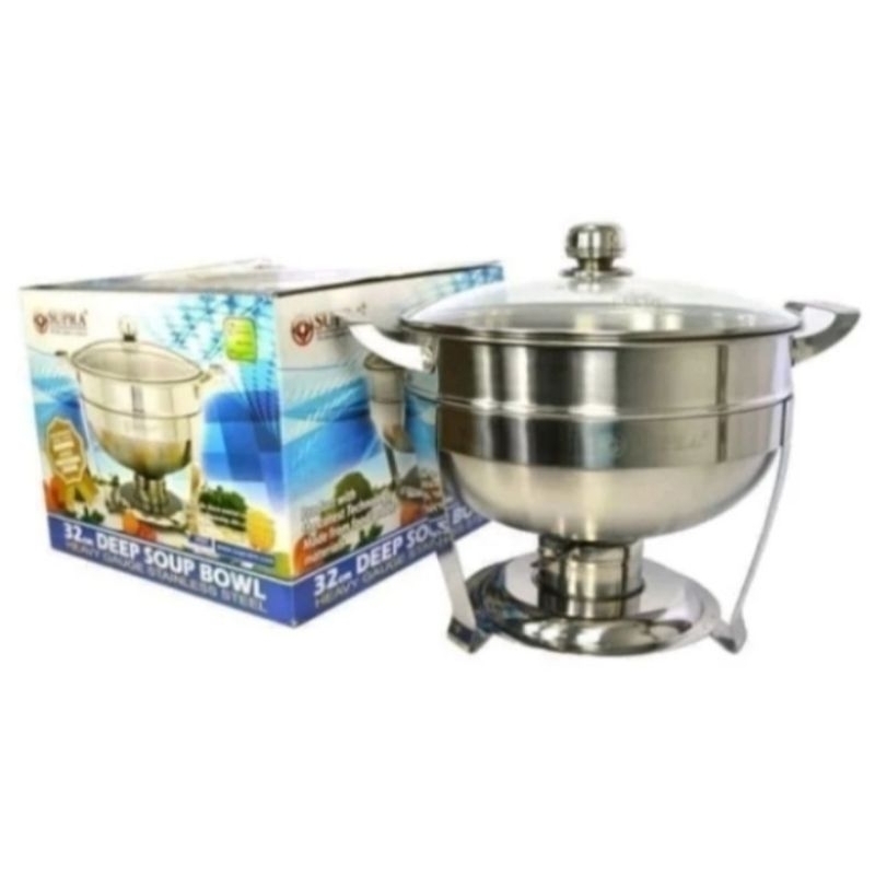 Deep Soup Bowl Supra • Tempat Prasmanan Sayur Soup