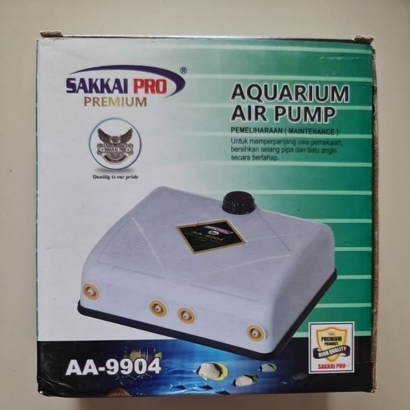 Aerator 4lubang Aquarium, kolam / Air pump Sakkai Pro AA 9904