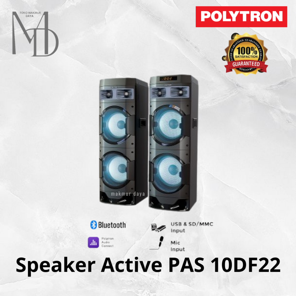 Polytron Speaker Active PAS 10DF22 / PAS10DF22 / PAS-10DF22 ORIGINAL