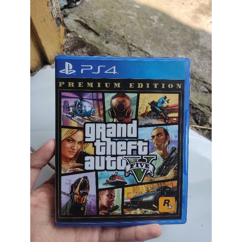 kaset ps4 gta 5 premium dlc on