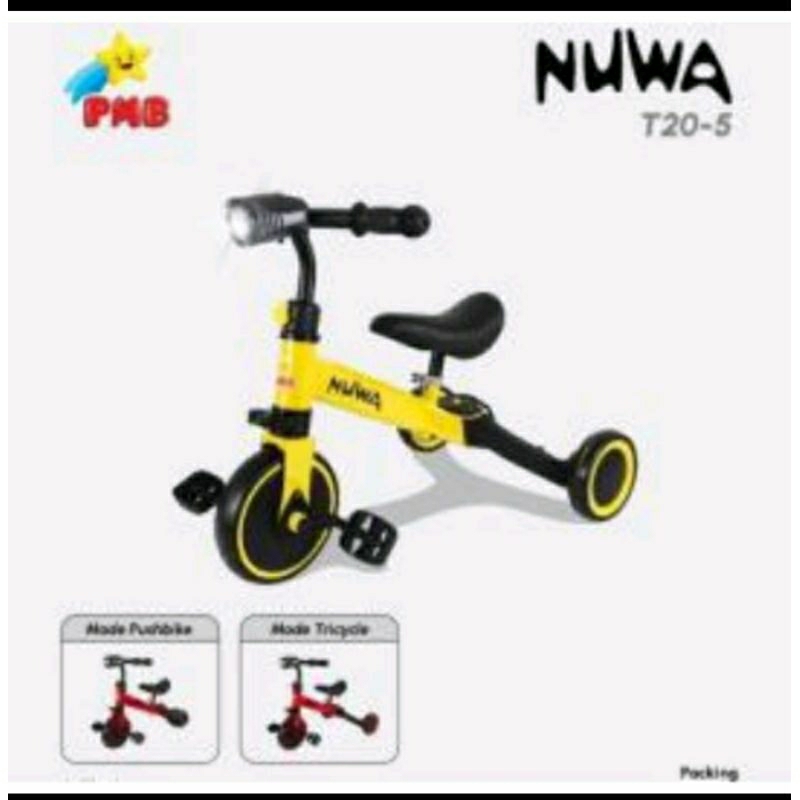 sepeda Balance Bike Tricycle PMB NUWA T20-5