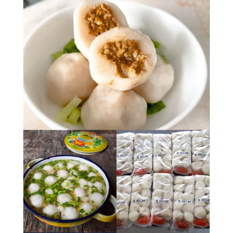 

Hiwan isi babi kecap (isi 10) include kuah & sambal