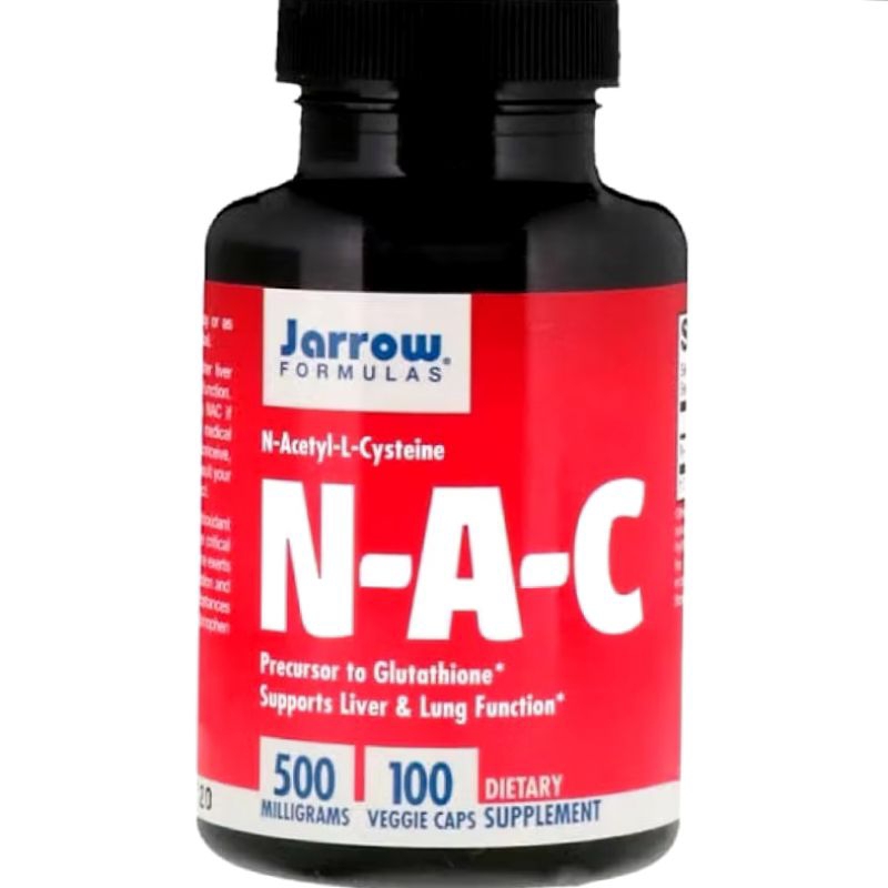 JARROW FORMULAS NAC N-Acetyl-L-Cysteine 500mg isi 100 Kapsul JARROW NAC USA ORIGINAL