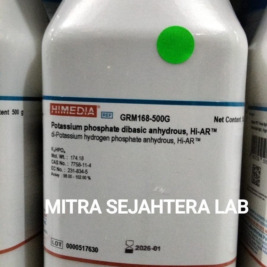 Dipotassium Hydrogen Phosphate Himedia 500gr GRM168 / K2HPO4