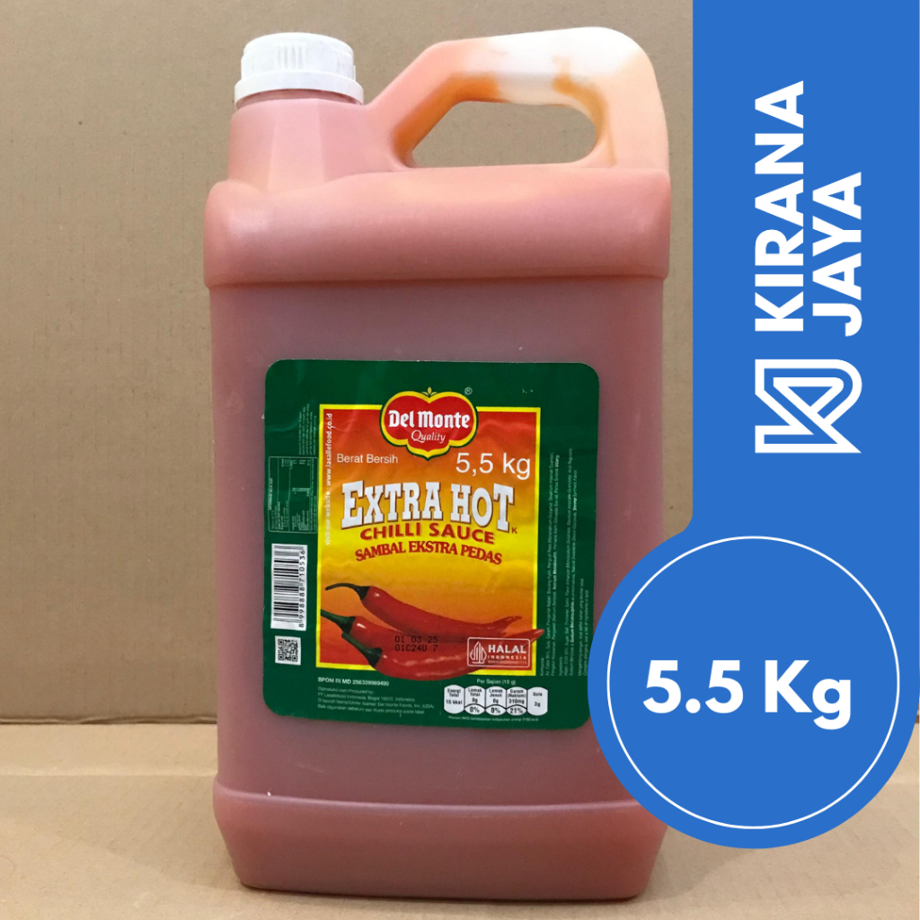 

Chilli Sauce Delmonte Extra Pedas 5.5Kg Galon