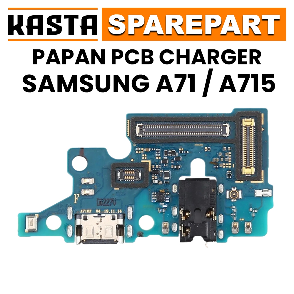 PCB / KONEKTOR / PAPAN CAS SAMSUNG A71 / A715 ORIGINAL