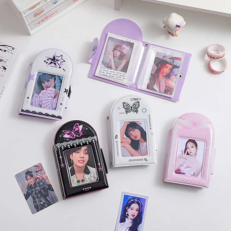 KODE P53O HARU Mini Collect Book 1P 4 Slot binder Photocard Album Lucu Tempat pc kolbuk kpop korea