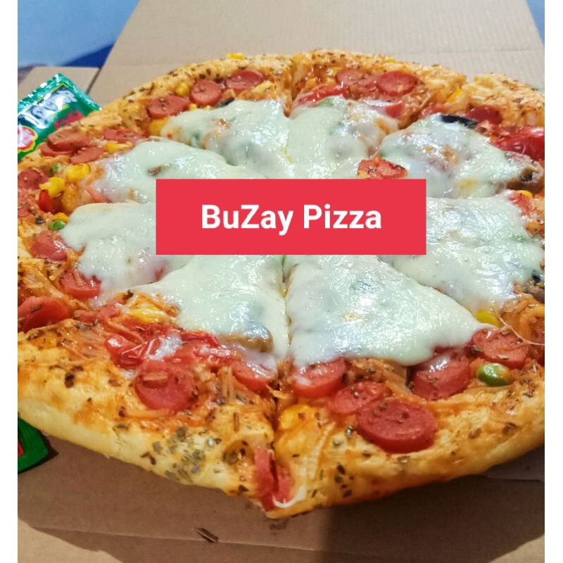 

Pizza Homemade BuZay Freshly