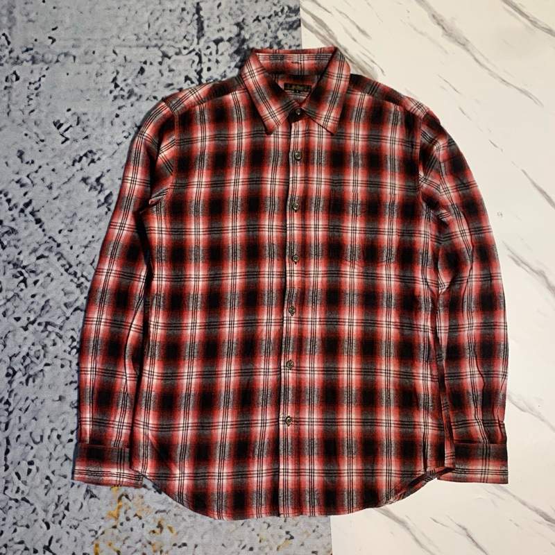 kemeja flanel browny