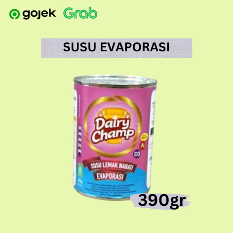 

Susu Evaporasi Dairy Champ 390gr