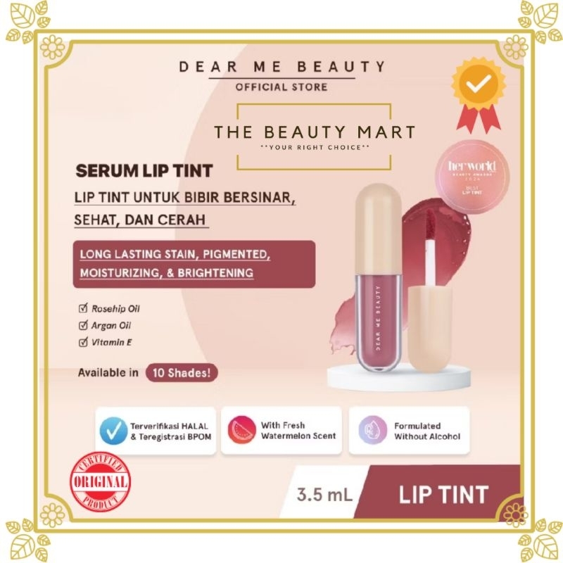 Dear Me Beauty Serum Lip Tint | Lip Tint Dear Me Beauty