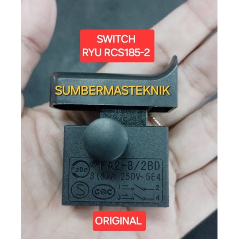 SWITCH RYU RCS185-2 SAKLAR MESIN CIRCULAR 7" RYU RCS 185-2 RCS185 - 2 ORIGINAL RYU