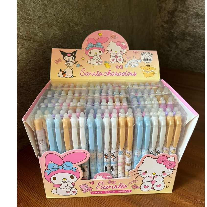 

Paket Usaha Pen Gel Bisa Hapus Sanrio Pen Cetek Hapus Cinamonrol Erasable Pen (144 Pen)