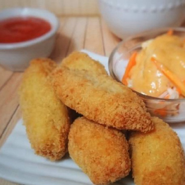 

Shrimp Roll Bento isi 10 pcs Nugget Udang Halal