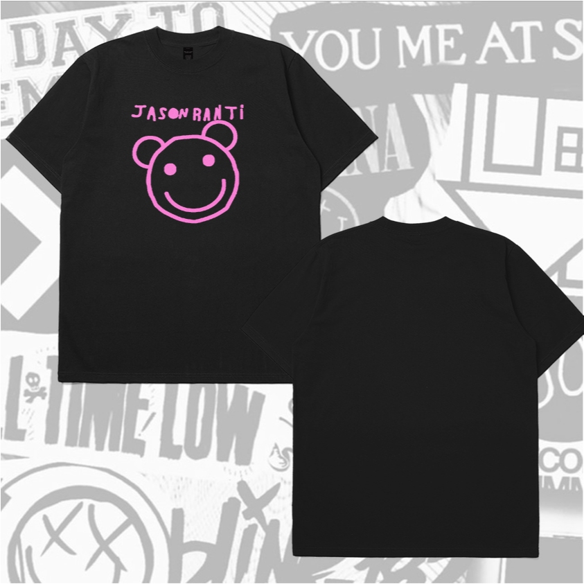 T-shirt | kaos band Jason Ranti Variasi Pink Logo