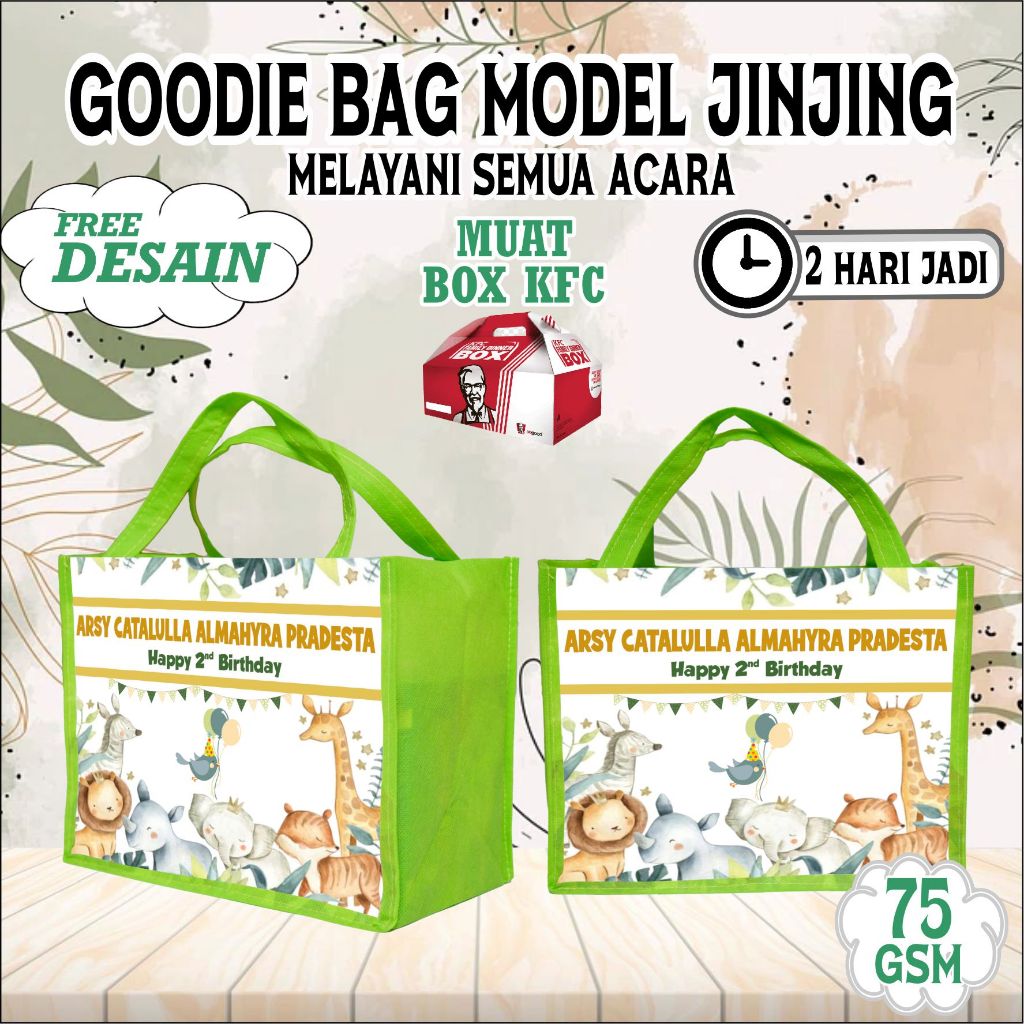 

TAS ULTAH TERLARIS / TAS ULANG TAHUN / TAS READY STOK/GOODIE BAG ULANG TAHUN ANAK